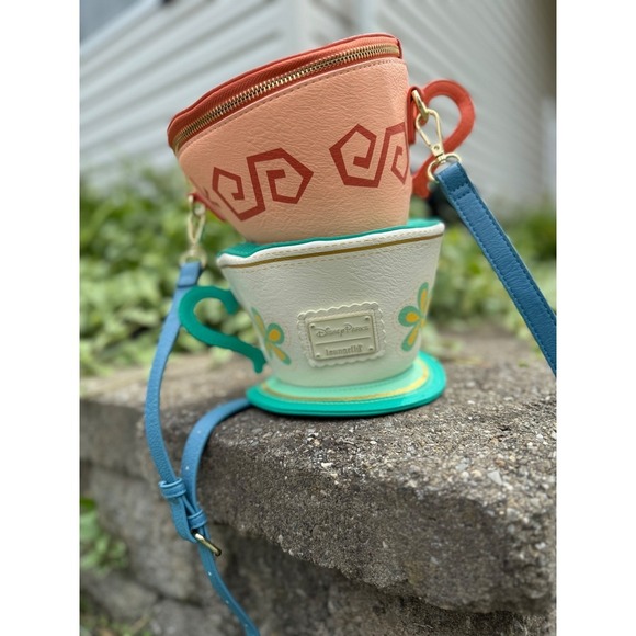 Loungefly Handbags - Loungefly Disney Parks Mad Tea Party Teacup Crossbody Bag Alice in Wonderland